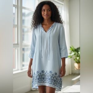 Roberta Roller Rabbit Light Blue Tunic